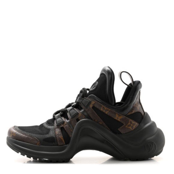 Louis Vuitton Black and Brown Archlight Sneakers - Picture 1 of 5